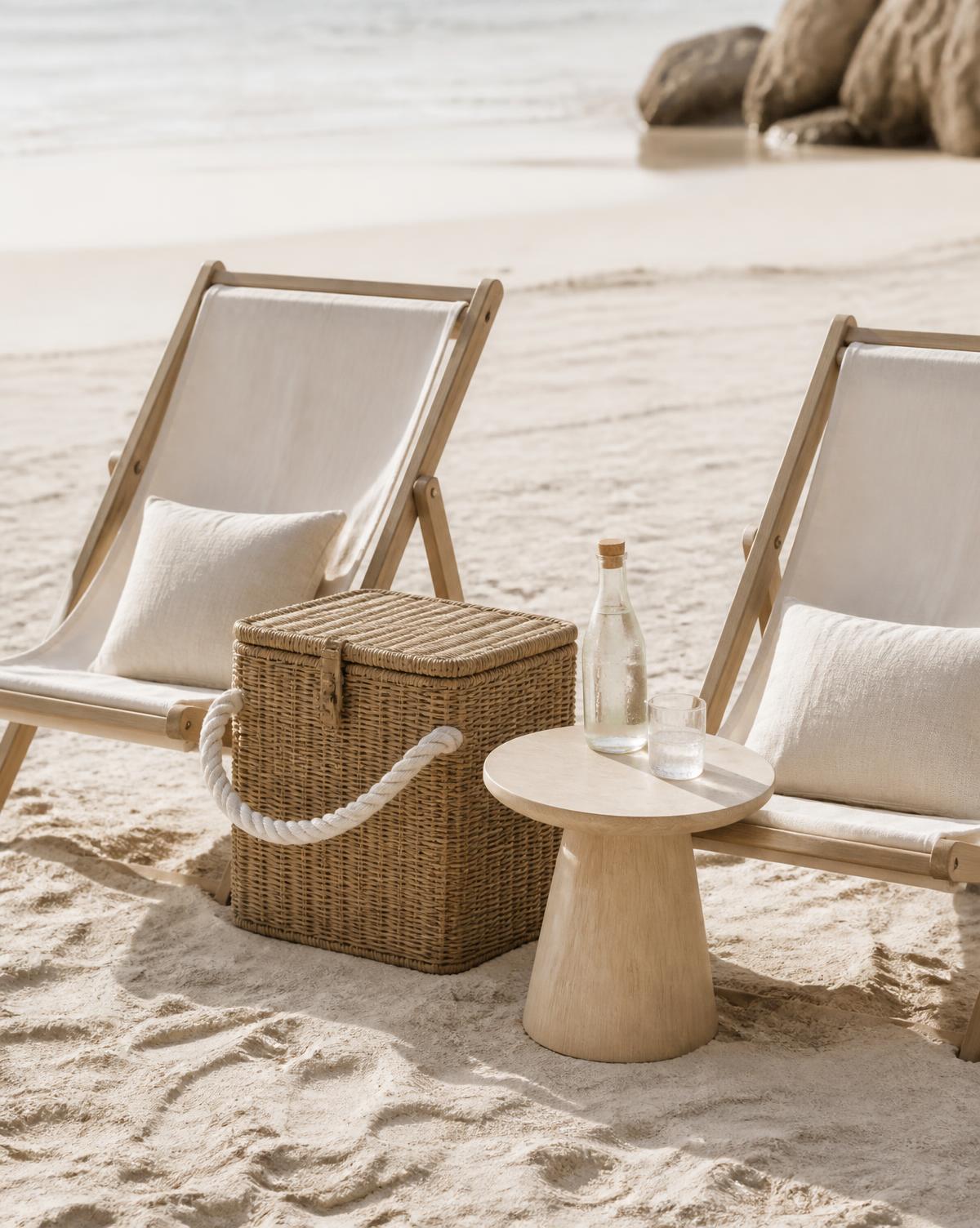 The Cove beach setting