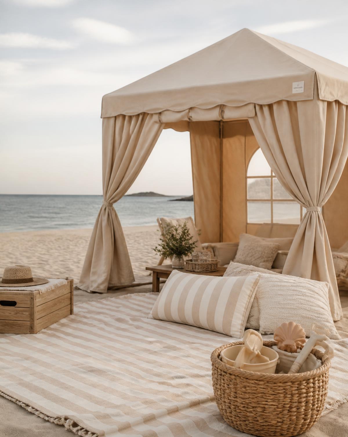 The Sandcastle beach setting